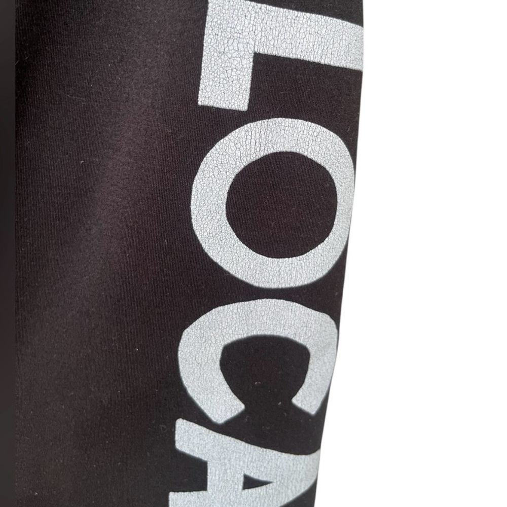 AVIATOR NATION Locals Only Leggings Black Print Size S/M High Rise Active Surf - Picture 8 of 12